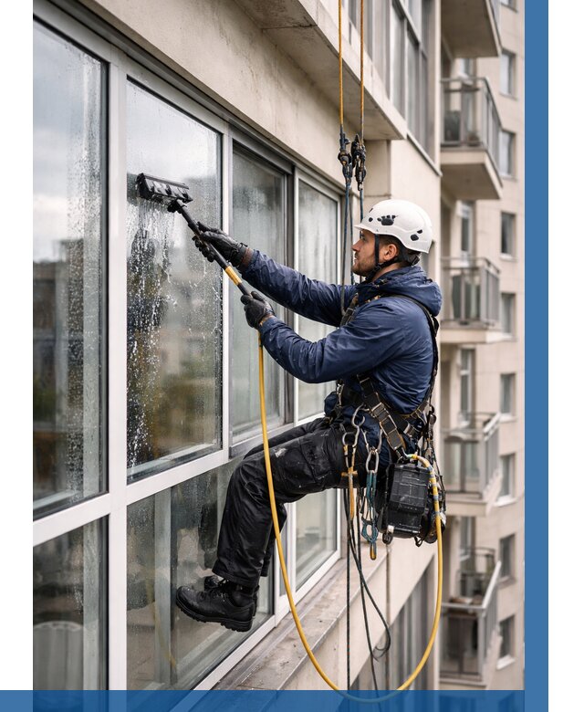 Мойка балконного остекления в Печоре от 3564 р. | ВЫСОТНИК-Пчр