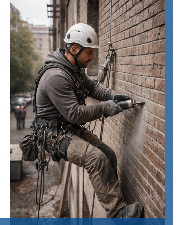 Расшивка кирпичных швов в Печоре от 611 р. | ВЫСОТНИК-Пчр