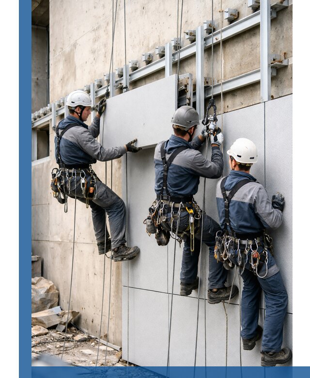 Монтаж вентилируемого фасада в Печоре под ключ с гарантией качества