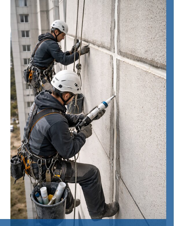 Герметизация межпанельных швов в Печоре от 713 р. | ВЫСОТНИК-Пчр