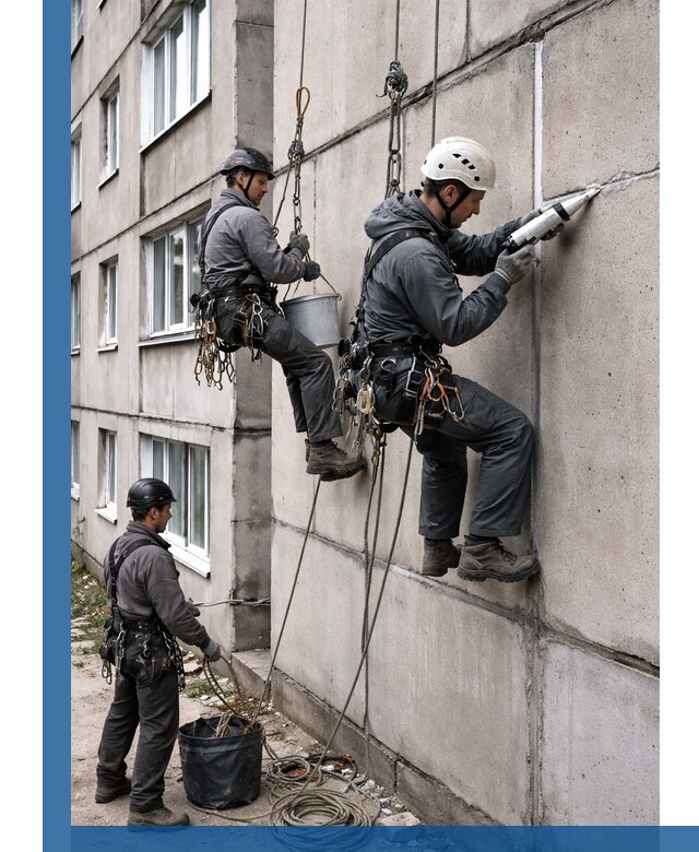 Герметизация межпанельных швов в Печоре с гарантией герметичности