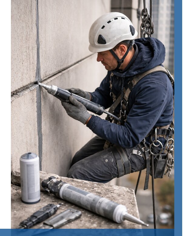 Вторичная герметизация швов в Печоре от 458 р. | ВЫСОТНИК-Пчр