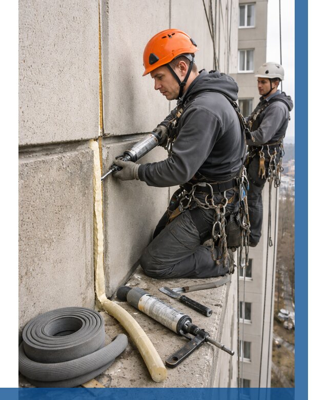 Теплый шов межпанельные швы в Печоре от 713 р. | ВЫСОТНИК-Пчр