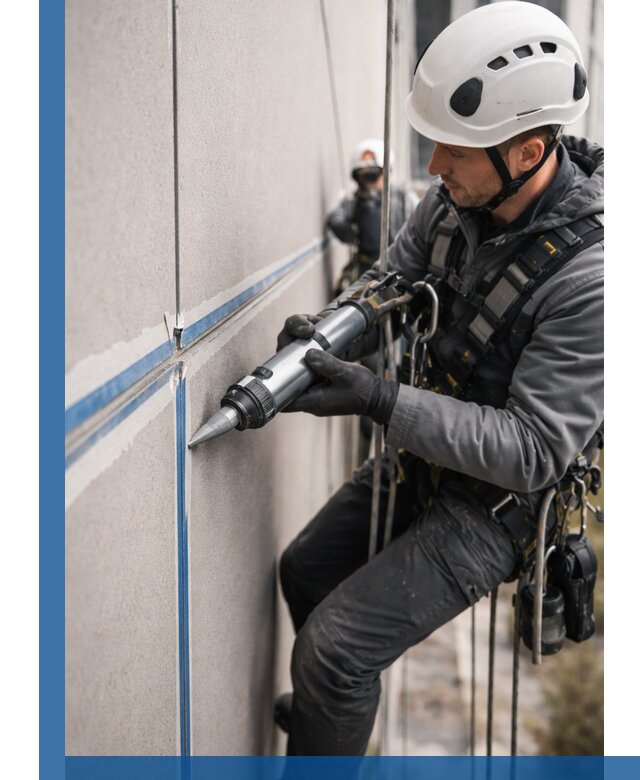 Герметизация стыков фасадных панелей в Печоре качественно и быстро