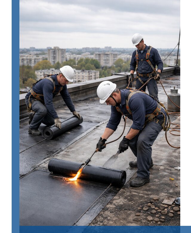 Ремонт наплавляемой кровли в Печоре качественно и надежно