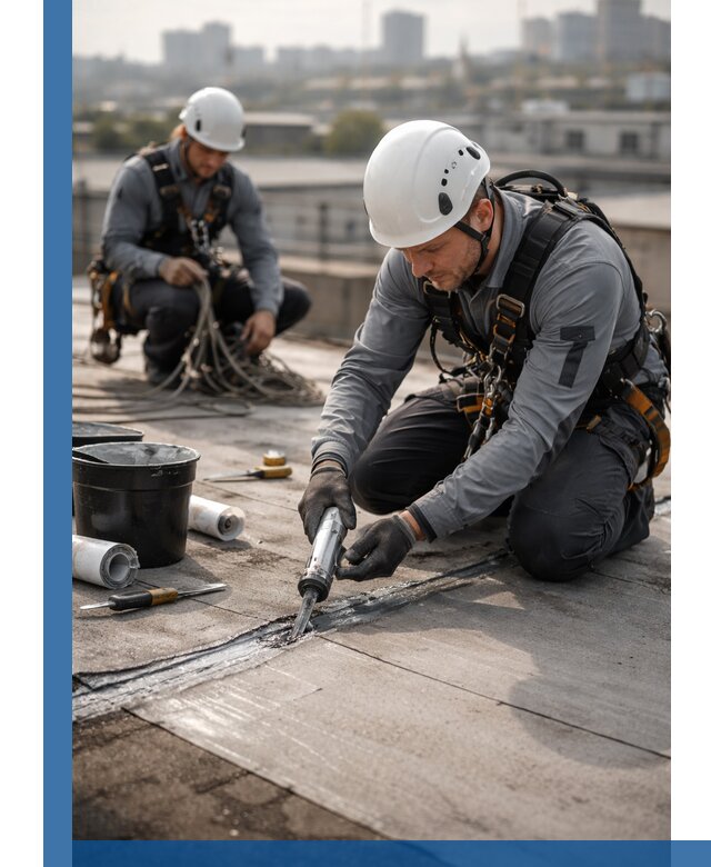 Аварийное и капитальное устранение протечек кровли в Печоре