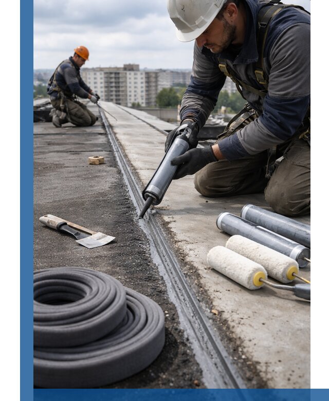 Герметизация швов кровли в Печоре с гарантией герметичности
