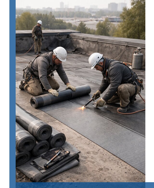 Монтаж мягкой кровли в Печоре профессионально и надежно