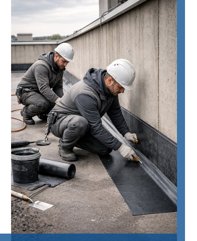 Гидроизоляция примыканий на кровле в Печоре от 916 р. | ВЫСОТНИК-Пчр