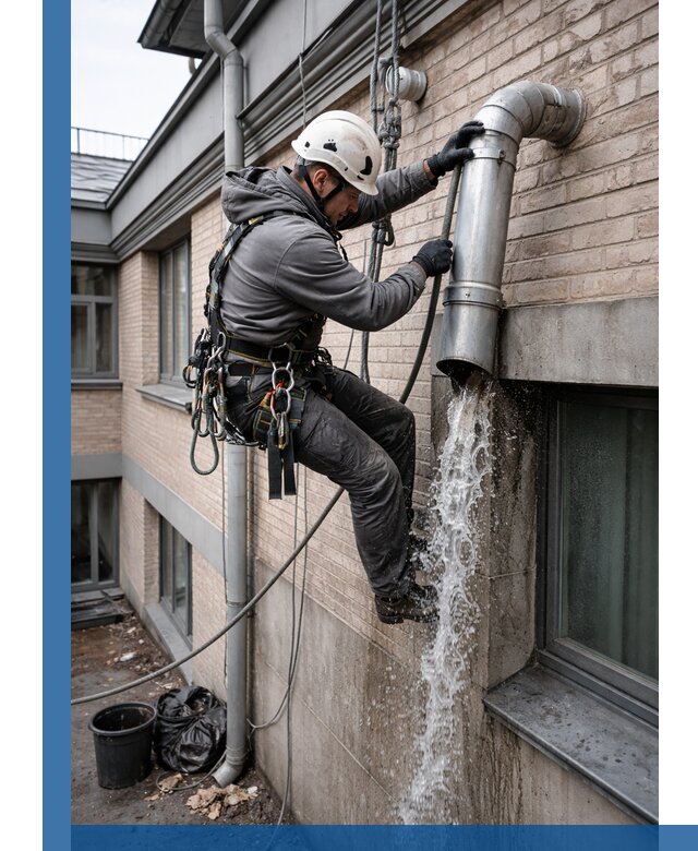 Профессиональная прочистка водосточных труб в Печоре с гарантией