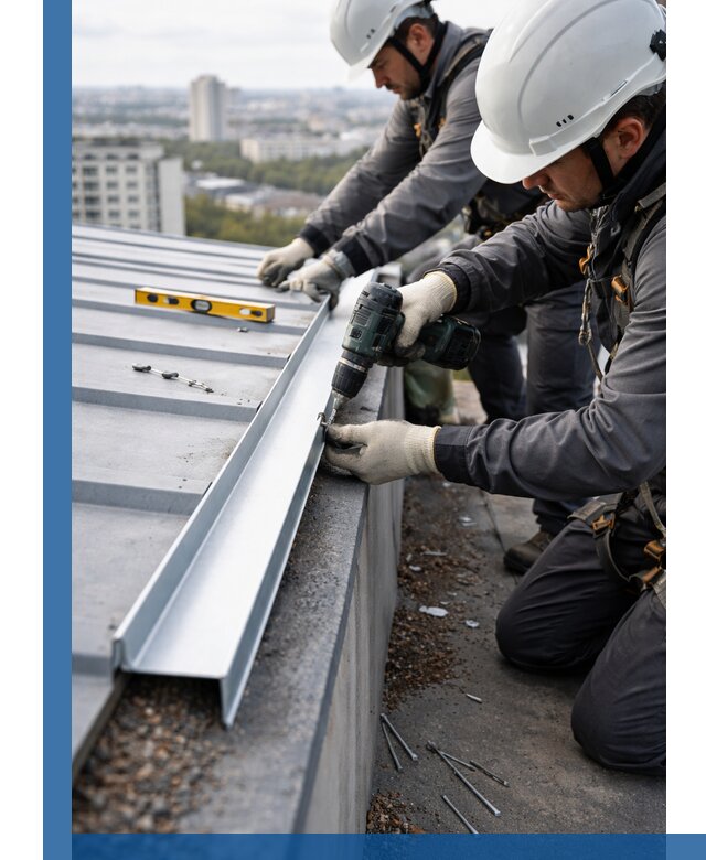 Монтаж капельника на кровле в Печоре с гарантией качества