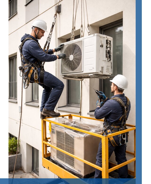 Демонтаж внешнего блока кондиционера в Печоре от 3564 р. | ВЫСОТНИК-Пчр