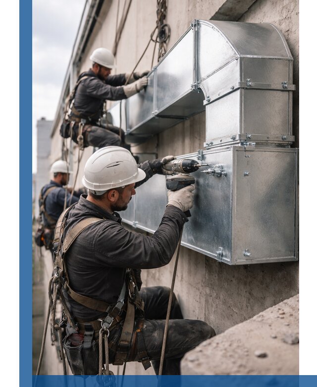 Профессиональный монтаж вентиляционных коробов в Печоре под ключ