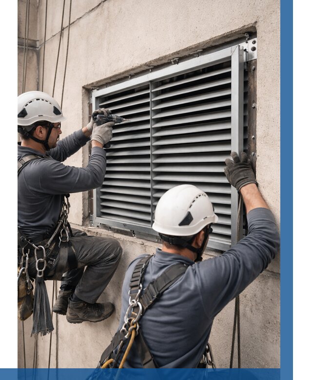 Монтаж вентиляционных решеток в Печоре от 4582 р. | ВЫСОТНИК-Пчр