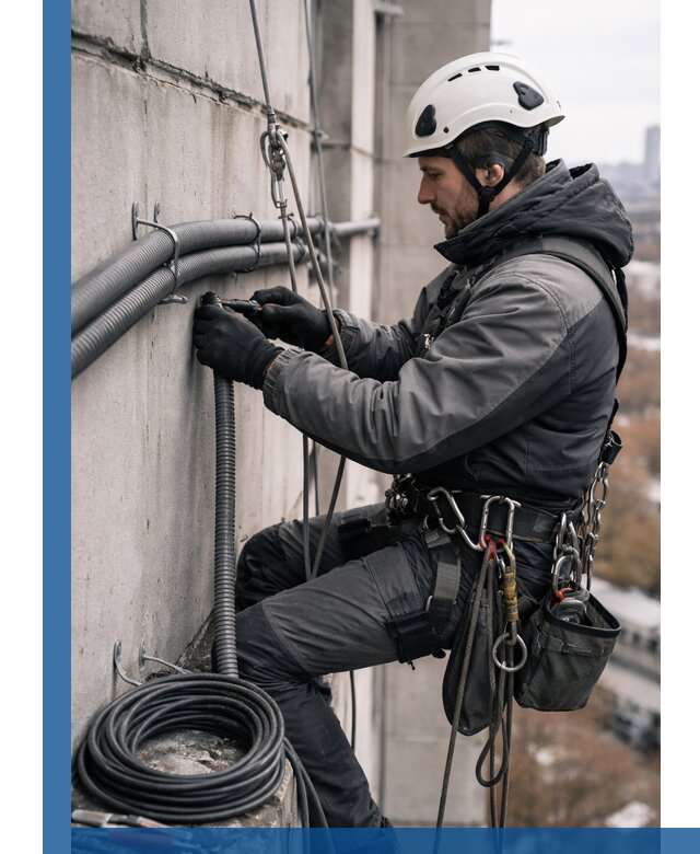 Профессиональный монтаж гофры для кабеля в Печоре с гарантией