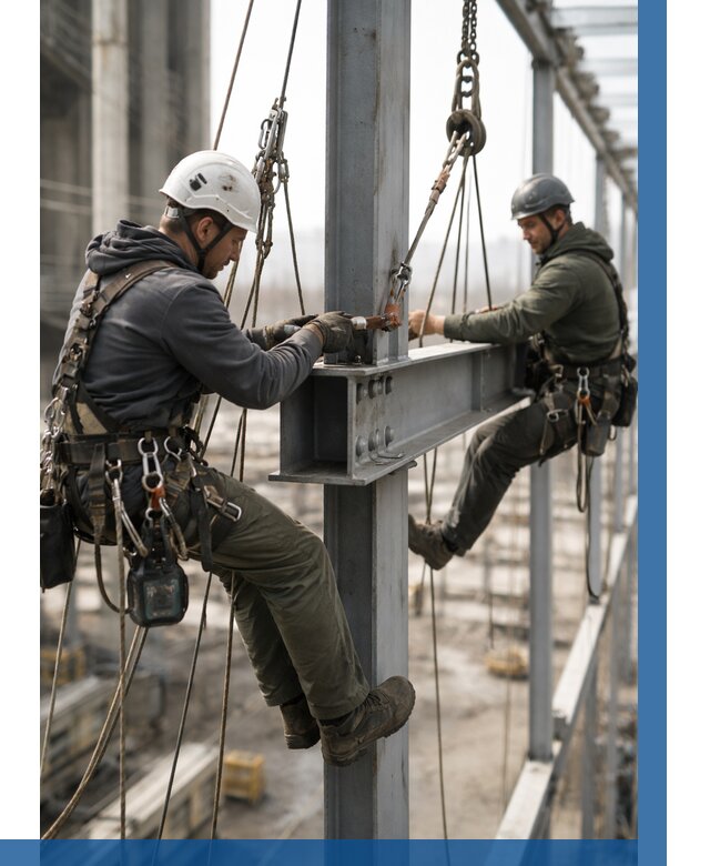 Монтаж металлоконструкций на высоте в Печоре от 3564 р. | ВЫСОТНИК-Пчр