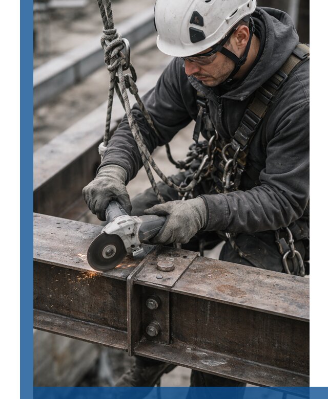 Резка металла на высоте в Печоре для зданий и конструкций