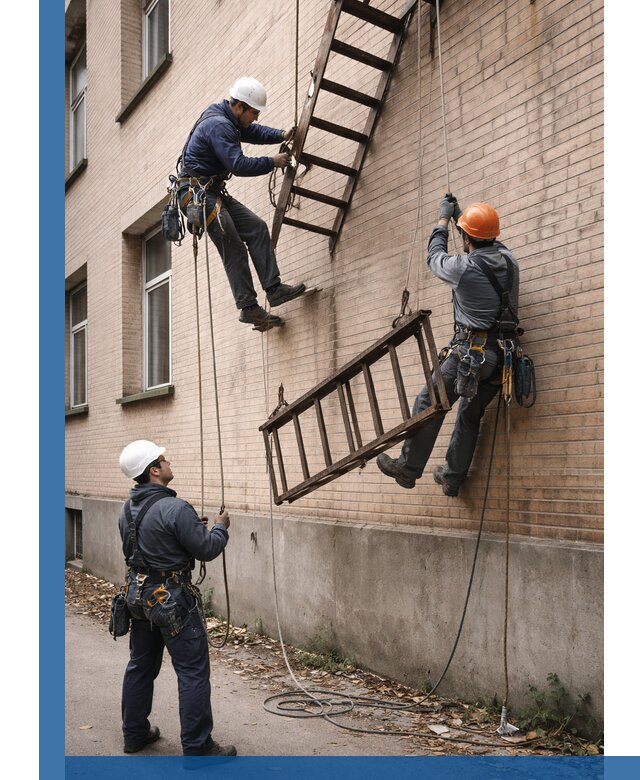 Демонтаж пожарной лестницы в Печоре быстро и безопасно