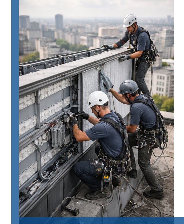 Профессиональное обслуживание крышной рекламы в Печоре под ключ