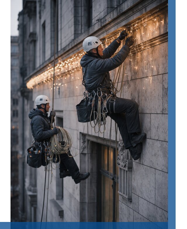 Монтаж новогодней иллюминации в Печоре от 8655 р. | ВЫСОТНИК-Пчр