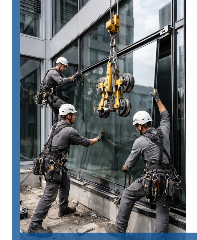 Структурное остекление фасадов в Печоре монтаж и обслуживание