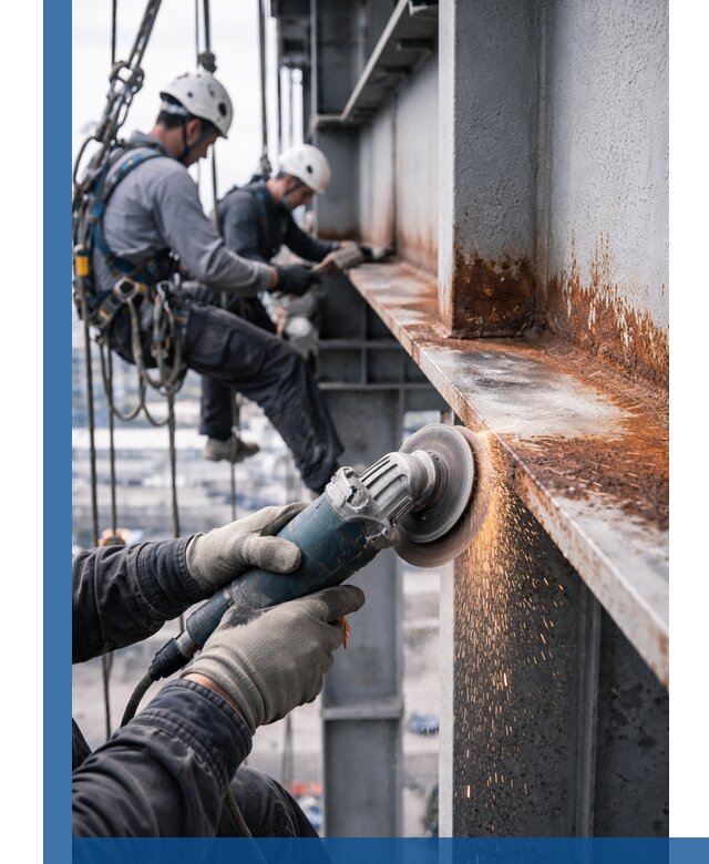 Зачистка металла от ржавчины и подготовка поверхностей в Печоре