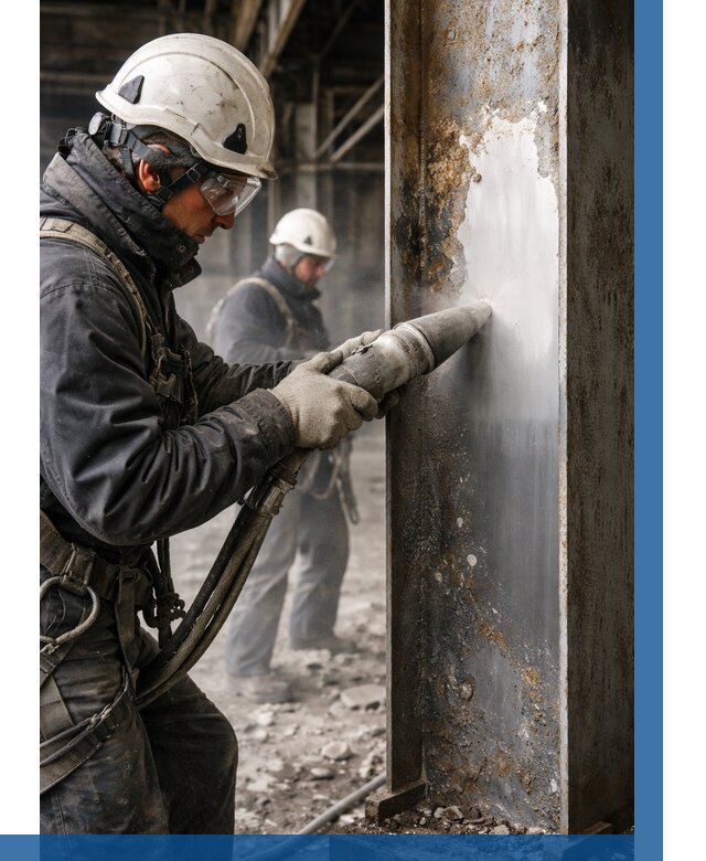 Удаление старой краски с металла в Печоре от 458 р. | ВЫСОТНИК-Пчр