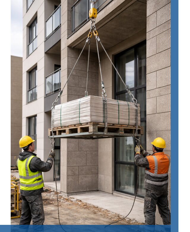 Подъем керамогранита на этаж в Печоре от 3564 р. | ВЫСОТНИК-Пчр