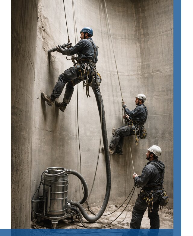 Зачистка силосов в Печоре от 4582 р. Договор и смета ВЫСОТНИК-Пчр