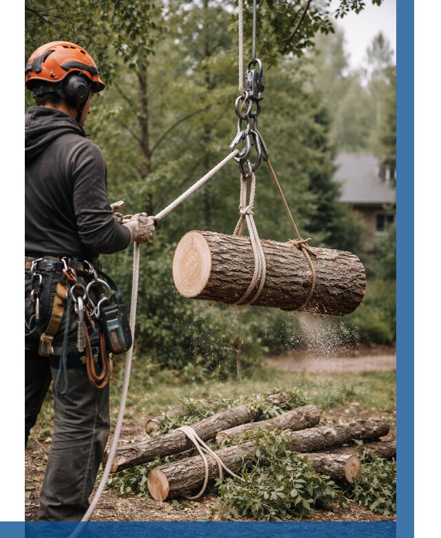 Валка деревьев частями в Печоре от 7637 р. | ВЫСОТНИК-Пчр