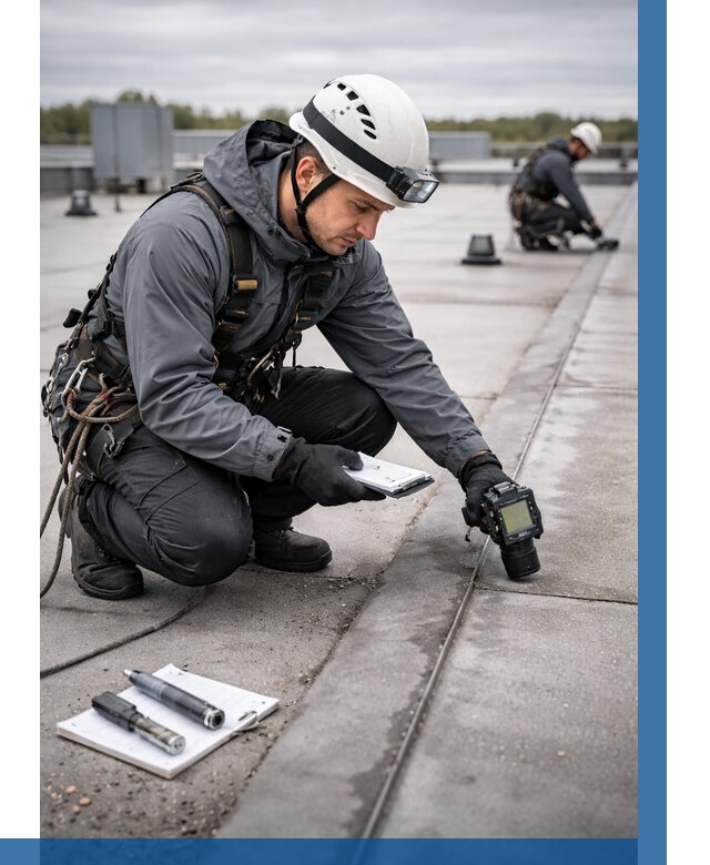 Обследование кровли на протечки в Печоре от 4582 р. | ВЫСОТНИК-Пчр