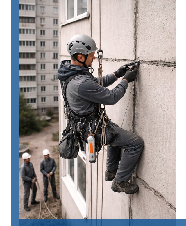 Обследование межпанельных швов и герметизация в Печоре
