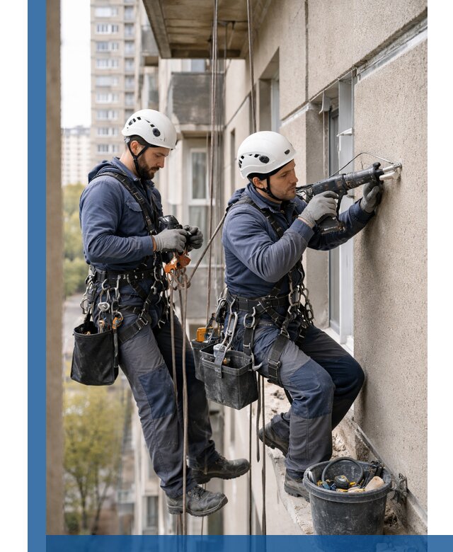 Промышленные альпинисты высотные работы и монтаж в Печоре